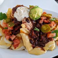Nachos at Vegan Hills in Honolulu