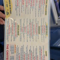 Menu - labelled vegan options  at The Canteen  in Provincetown