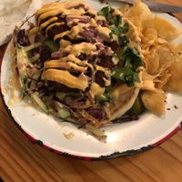 Cauliflower fritter sandwich at The Canteen  in Provincetown
