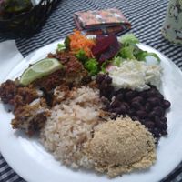 Monday's meal at Vegecetera in Blumenau