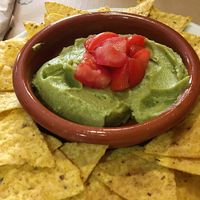 guacamole and nachos  at Green Zone in Gijon
