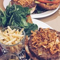 vegan burgers at Green Zone in Gijon
