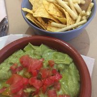 guacamole & nachos at Green Zone in Gijon