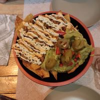 Nachos con carne mechada at Green Zone in Gijon