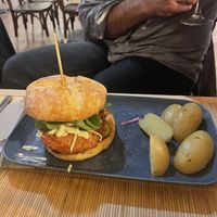 One of the burgers   at Green Zone in Gijon