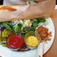 Vegan hot dog at Green Zone in Gijon