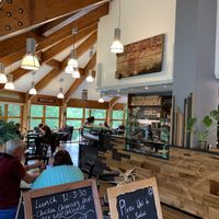 Inside seating  at Caffi Caban Cafe in Brynrefail