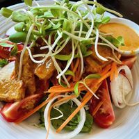 Tempeh salad at Tofu Kitchen in Koh Chang
