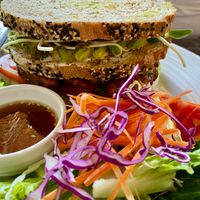 Hummus & avocado sandwich  at Tofu Kitchen in Koh Chang
