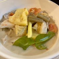 Tom Kha soup  at Tofu Kitchen in Koh Chang