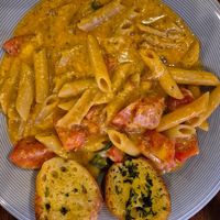 Pasta with mozzarella at Tofu Kitchen in Koh Chang
