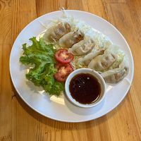gyoza  at Tofu Kitchen in Koh Chang
