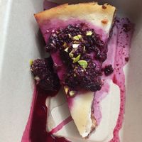 Blackberry cheesecake, glutenfree at Cardamomo Cucina Vegana in Arona