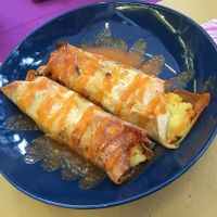 Potato Cannelloni at Cardamomo Cucina Vegana in Arona