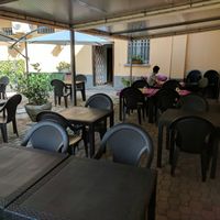 Outdoor seating area  at Cardamomo Cucina Vegana in Arona