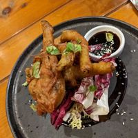 Tempura vegetables starter at Casa Mia in Dumfries