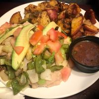 New vegan dish, enfrijoladas! at Aunt Yese's Home Cooking in Garden Grove