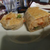 Sams breakfast burrito at Aunt Yese's Home Cooking in Garden Grove