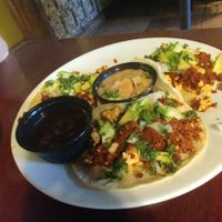 Vegan breakfast tacos at Aunt Yese's Home Cooking in Garden Grove