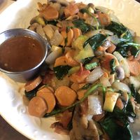 Hash browns with sausage and vegetables  at Aunt Yese's Home Cooking in Garden Grove