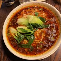 Vegan Spicy noodle soup   at Sichuan Kitchen in Portland