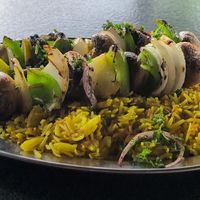Vegan kebabs at The Casbah in Jacksonville