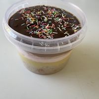 Neapolitan pudding 💥 at Nutie Donuts in Balmain