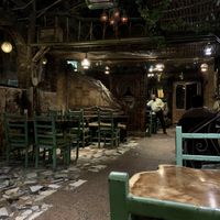 Dining area at Felfela in Cairo