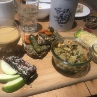 Vegan brunch of the day! They must rotate some of the items on it.  at La Graffateria in Strasbourg