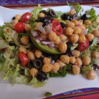 Stuffed avocado at Sabor Peruano in Santa Fe