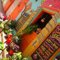 Facelift outside. at Cafe Tango in Samaipata