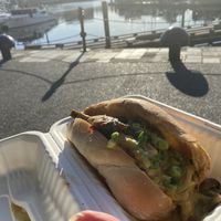 Philly cheese steak at The Very Good Butchers in Victoria