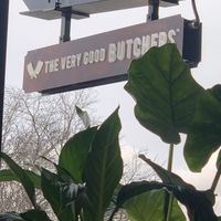 Signage at The Very Good Butchers in Victoria