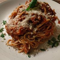 Bolognese pasta at SIGGIS v/gan dine & co. in Munich