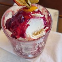 White chocolate mousse, more a buttery solid consistence though ;) at SIGGIS v/gan dine & co. in Munich