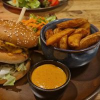 Burger at SIGGIS v/gan dine & co. in Munich