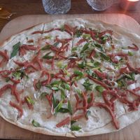 Flammkuchen at SIGGIS v/gan dine & co. in Munich