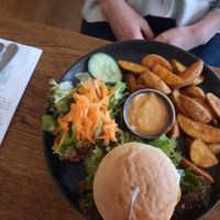 Burger at SIGGIS v/gan dine & co. in Munich