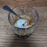 Espresso with vanilla ice cream at SIGGIS v/gan dine & co. in Munich