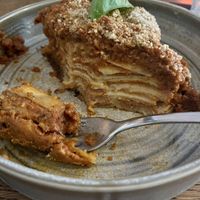 Vegan lasagna  at SIGGIS v/gan dine & co. in Munich