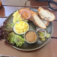 Traditional snack plate  at SIGGIS v/gan dine & co. in Munich