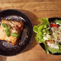 Lasagna at SIGGIS v/gan dine & co. in Munich