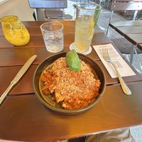 Tea and lasagna   at SIGGIS v/gan dine & co. in Munich