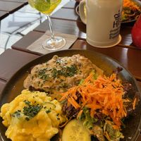 Vegan schnitzel   at SIGGIS v/gan dine & co. in Munich