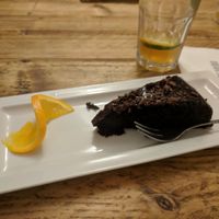 Chocolate cake at SIGGIS v/gan dine & co. in Munich