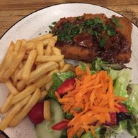 Anti-Jäger Schnitzel at SIGGIS v/gan dine & co. in Munich