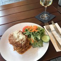 Lasagne at SIGGIS v/gan dine & co. in Munich