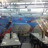 View from terrasse at Arkose Restaurant in Montreuil-sous-bois