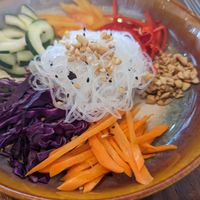 Viet rice noodle and veggie starter at SHAKA - Bohol in Panglao