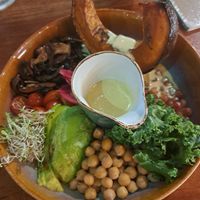 Roasted pumpkin and hummus power bowl at SHAKA - Bohol in Panglao